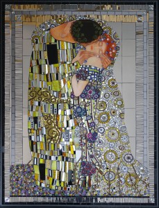 Klimt's Kiss (after 'The Kiss' by Gustav Klimt)         